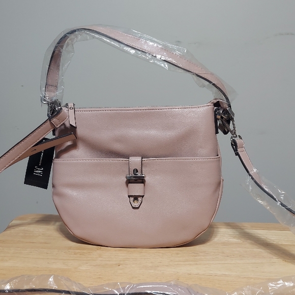 INC International Concepts Millenial Pink Crossbody Bag - Picture 1 of 10